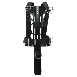 AQOR 3 mm Aluminuim Lightweight Backplate mit DIR Harness